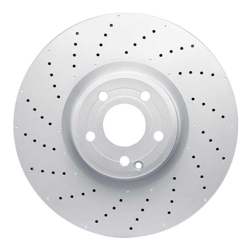 Mercedes-Benz SL450 Brake Rotor (1) - Front - R1 Concepts - GEOSPEC Coated Rotor - Drilled - `13-`20